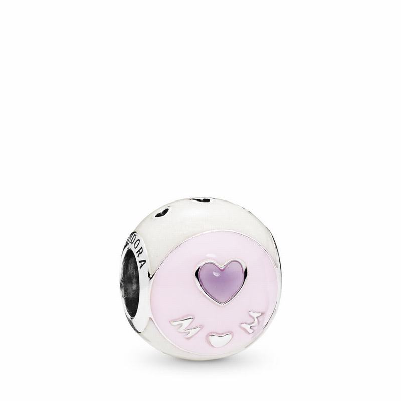 Pandora Love Mom Charm, Mixed Enamel - Sterling Silver/Enamel/Pink - Canada | NZ5926VR